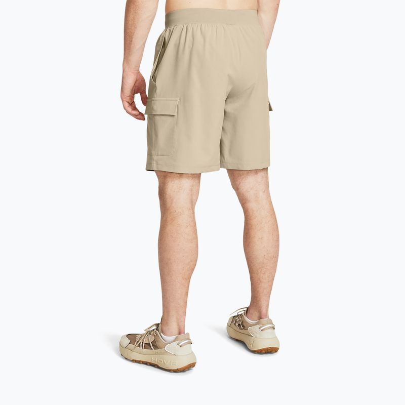Under Armour Stretch Woven Cargo men's training shorts khaki base/black 3