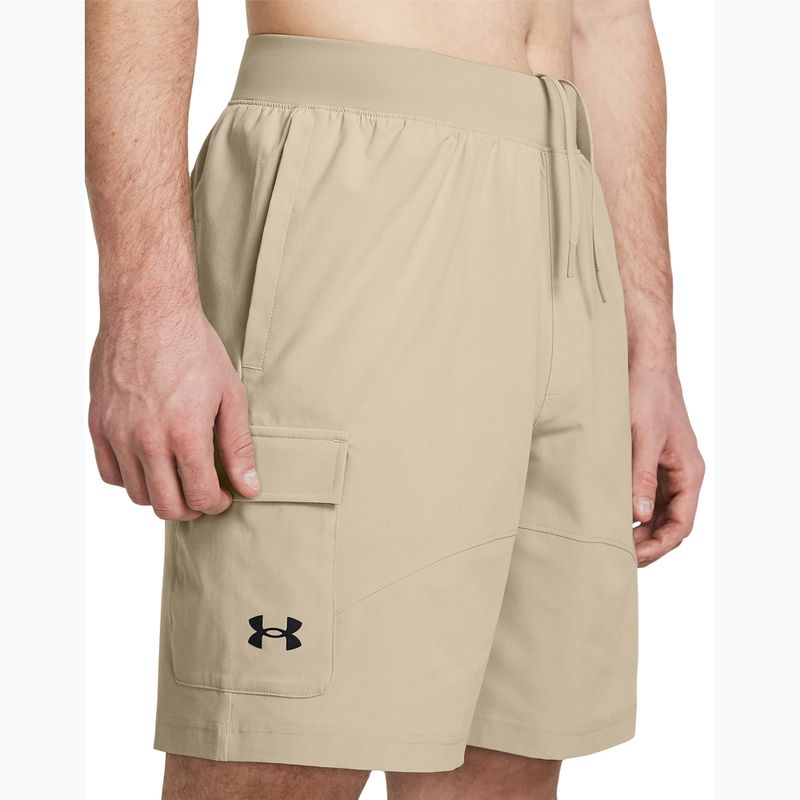 Under Armour Stretch Woven Cargo men's training shorts khaki base/black 4