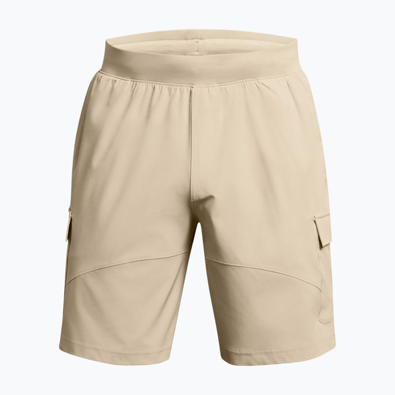 Under Armour Stretch Woven Cargo men's training shorts khaki base/black 5