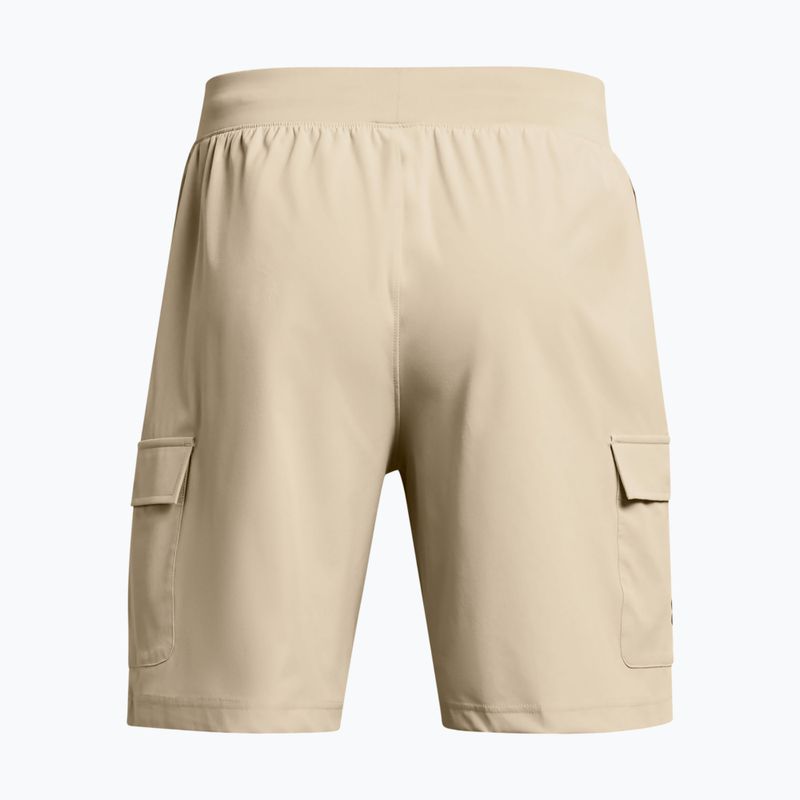 Under Armour Stretch Woven Cargo men's training shorts khaki base/black 6