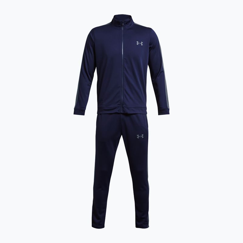 Under Armour UA Knit Track Suit men's tracksuit midnight navy/downpour gray/downpour gray 5