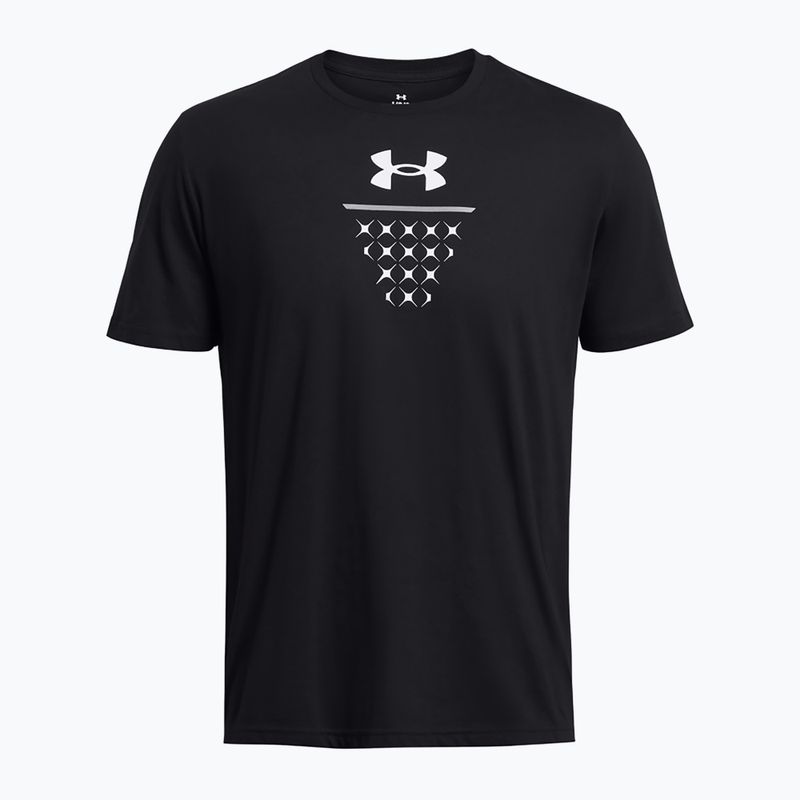 Under Armour Basketball Net Icon black/white men's t-shirt