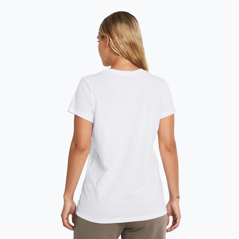 Under Armour Rival Logo women's t-shirt white/black 2