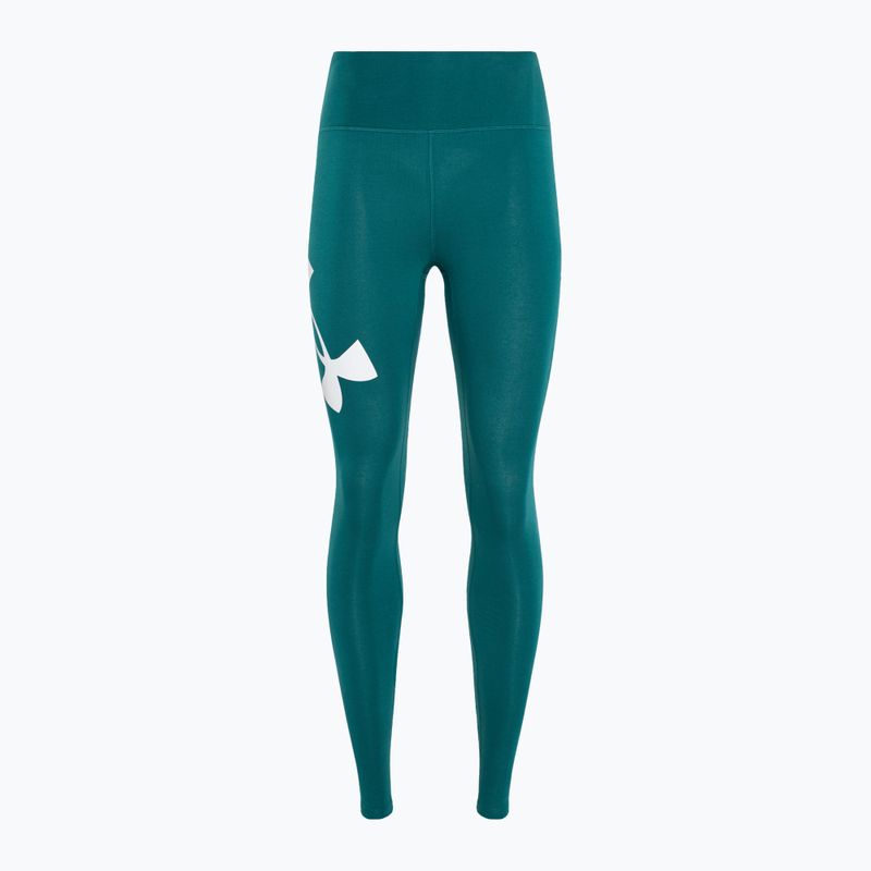 Under Armour Campus hydro teal/white women's leggings 5