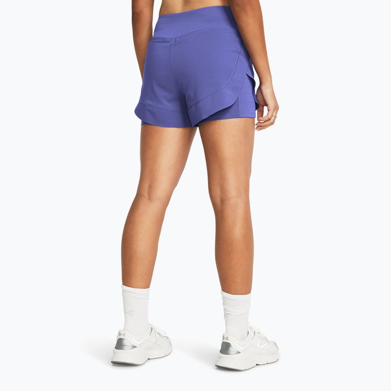 Under Armour Flex Woven 2in1 starlight/starlight women's training shorts 3