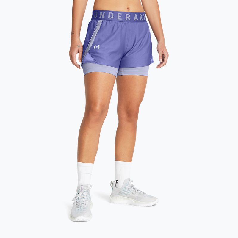 Under Armour Play Up 2-In-1 starlight/celeste/celeste women's training shorts