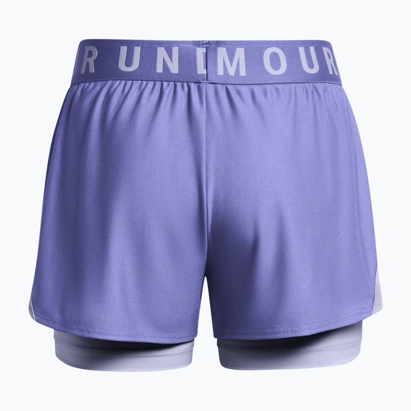Under Armour Play Up 2-In-1 starlight/celeste/celeste women's training shorts 6