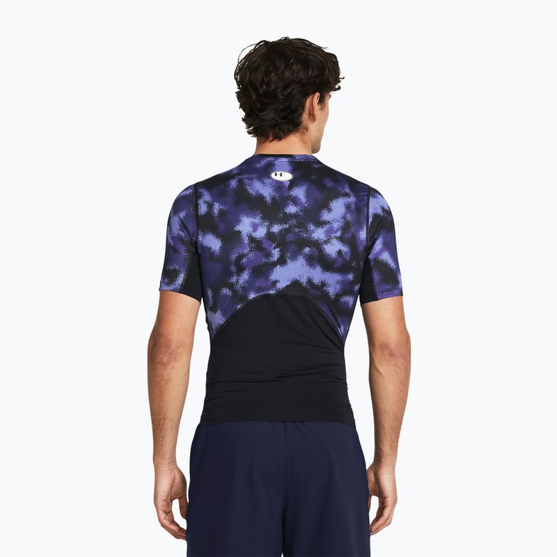 Men's Under Armour HG Armour Printed starlight/white training t-shirt 2