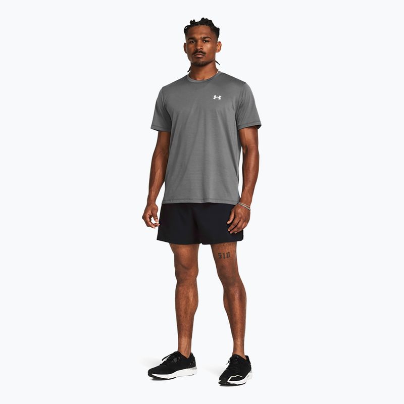 Men's Under Armour Lanch 5" running shorts Unlined black / black / reflective 2