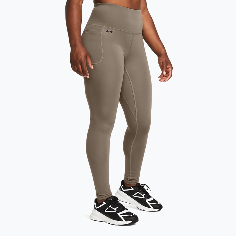 Under Armour Motion taupe dusk/black women's leggings