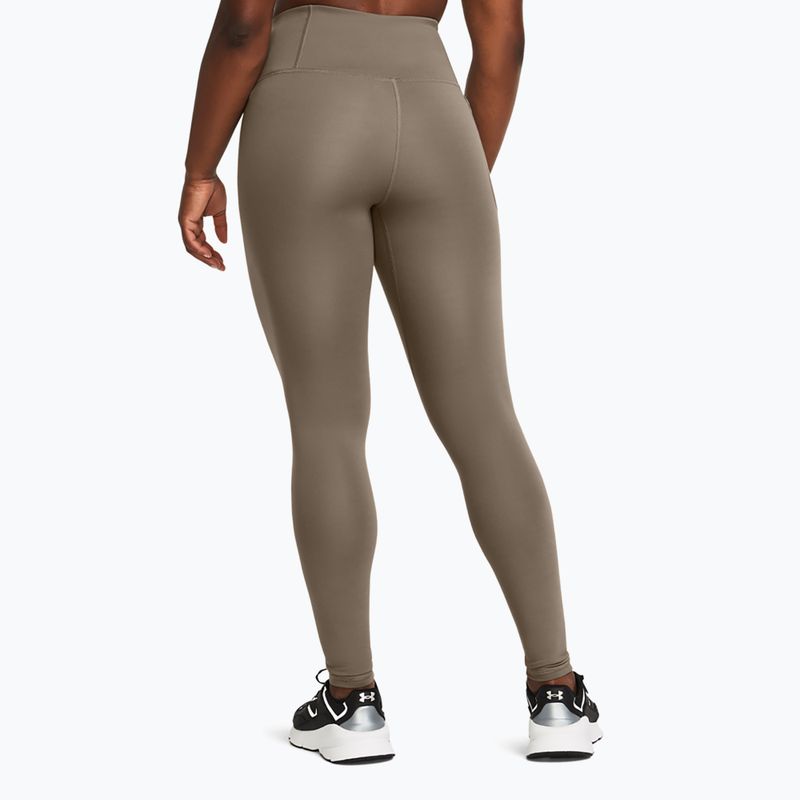 Under Armour Motion taupe dusk/black women's leggings 3