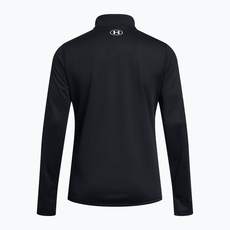Women's sweatshirt Under Armour Tech 1/2 Zip Solid black / white 4
