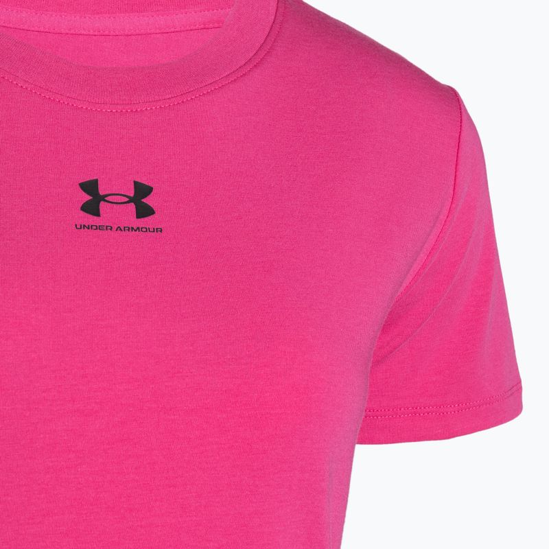 Under Armour Off Campus Core astro pink/black women's training t-shirt 3