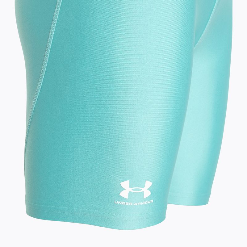 Under Armour women's shorts HG Authentics 8in radial turquoise/white 6