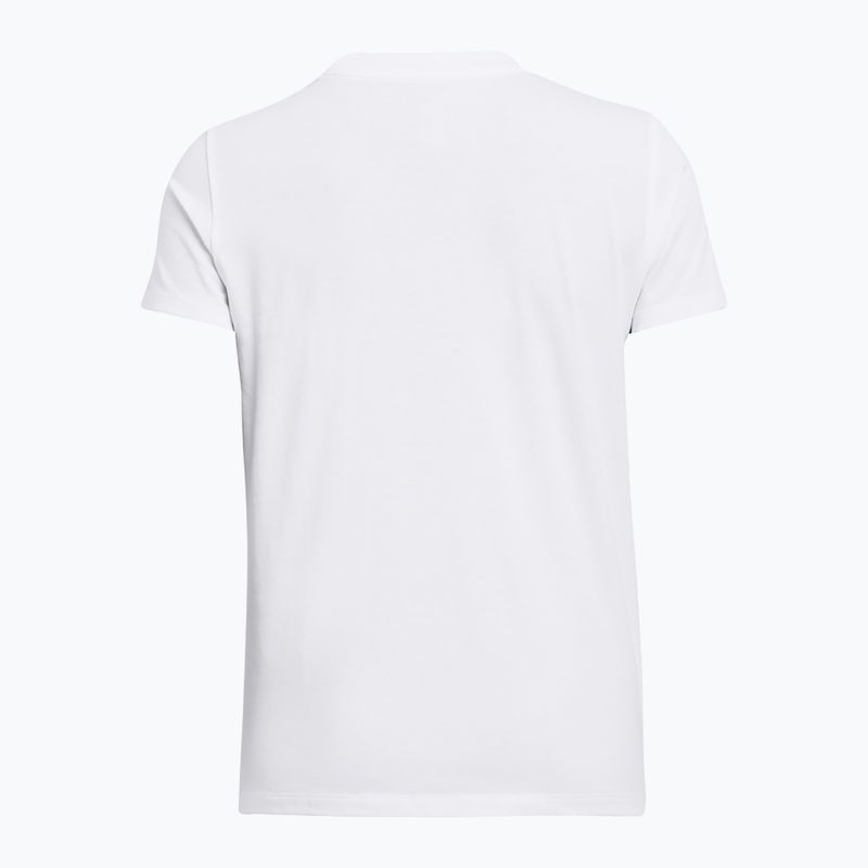 Under Armour Rival Core hydro white/black women's t-shirt 2