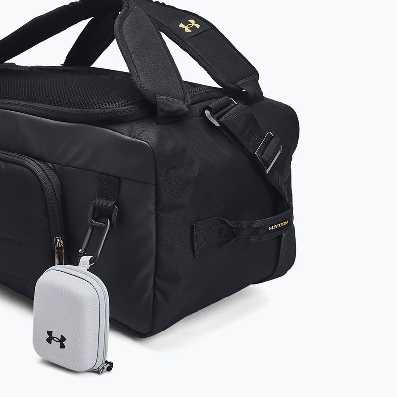 Training bag Under Armour Contain Duo 40 l black/metallic gold 4
