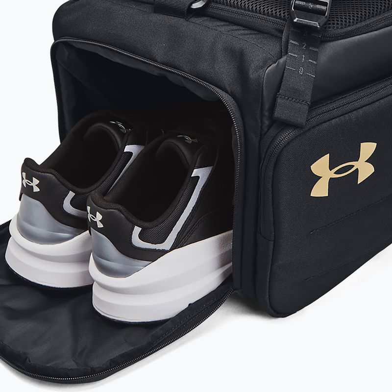 Training bag Under Armour Contain Duo 40 l black/metallic gold 5