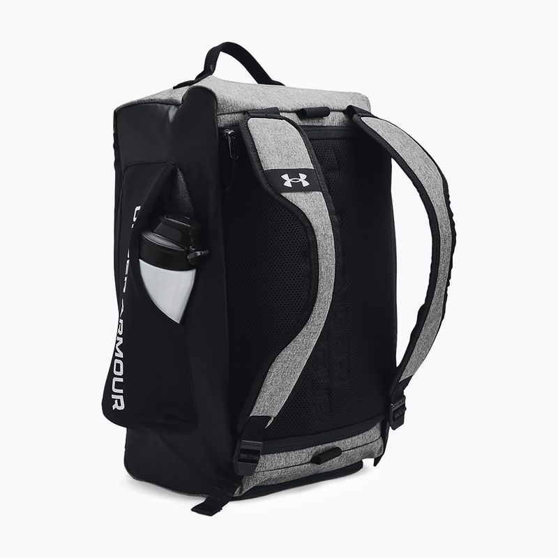 Training bag Under Armour Contain Duo 40 l castlerock medium heather/black/white 3