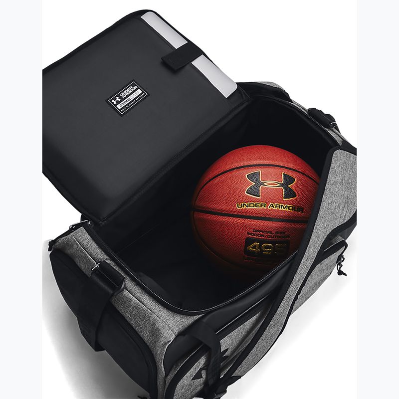 Training bag Under Armour Contain Duo 40 l castlerock medium heather/black/white 6