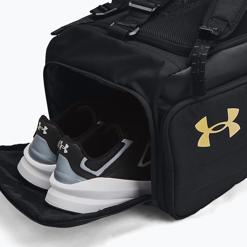 Under Armour Contain Duo 50 l training bag black/metallic gold 5