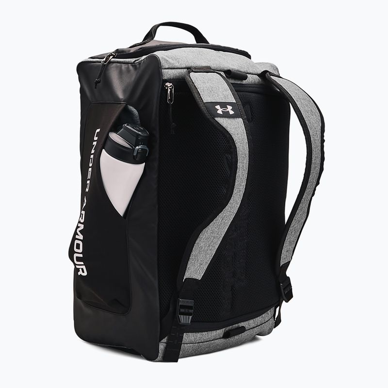 Under Armour Contain Duo 50 l castlerock medium heather/black training bag 3