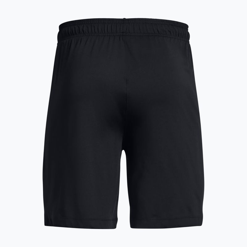 Under Armour Tech Vent men's training shorts black/high-vis yellow/high-vis yellow 6