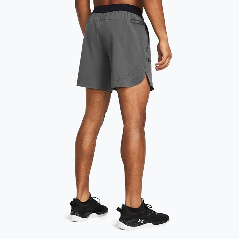 Men's shorts Under Armour Vanish Elite castlerock/black 3