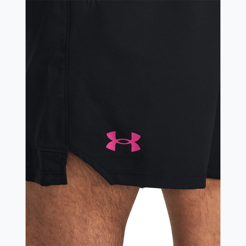 Under Armour men's training shorts Ua Vanish Woven 6in black/astro pink 4