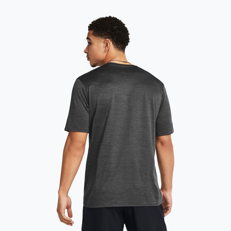 Men's training T-shirt Under Armour Tech Vent castlerock/ultimate black 2