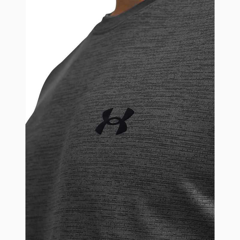 Men's training T-shirt Under Armour Tech Vent castlerock/ultimate black 3