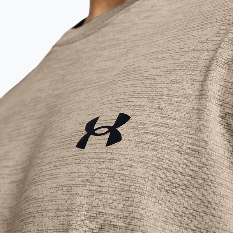 Under Armour Tech Vent men's training shirt timberwolf taupe/black 5