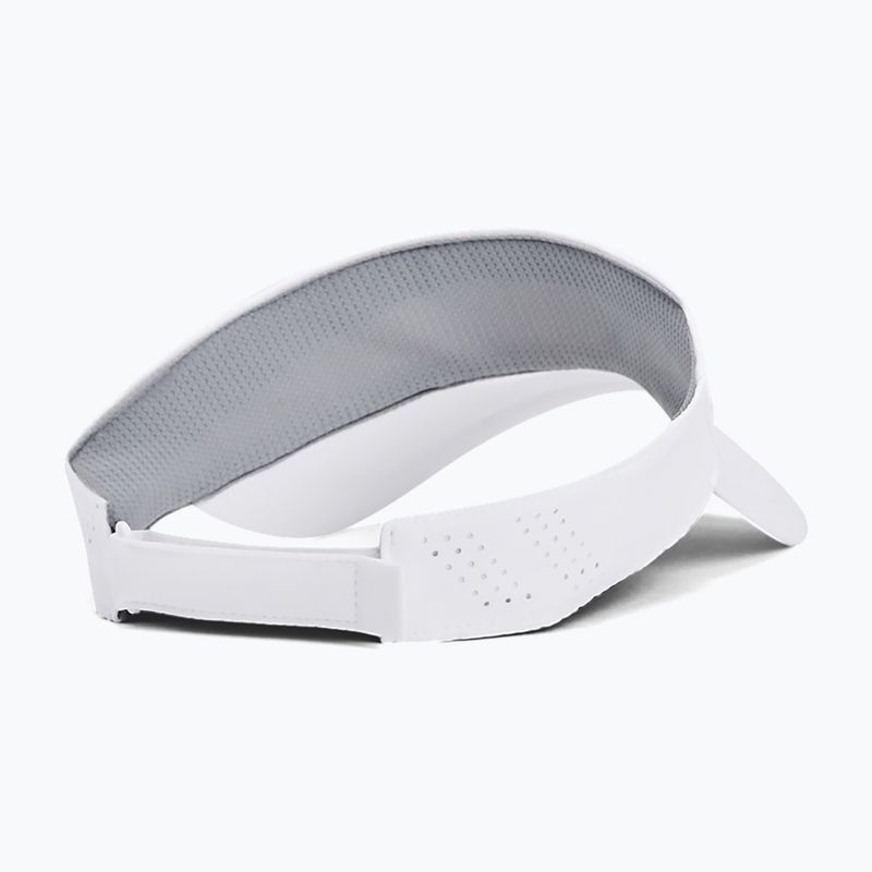 Under Armour Launch white/white/reflective men's running visor 2