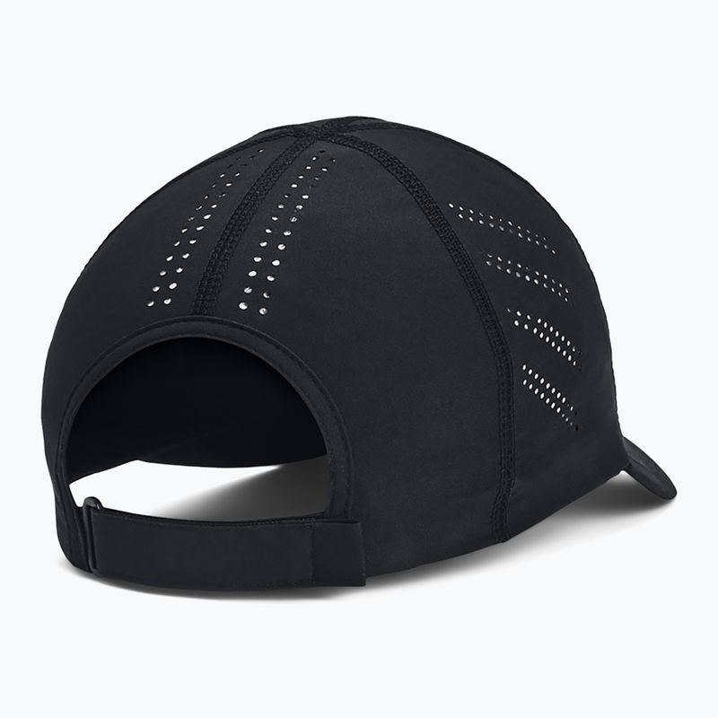 Women's baseball cap Under Armour Iso-Chill Launch black/black/reflective 5