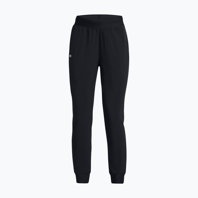 Women's training trousers Under Armour Sport High Rise Woven black/white 7