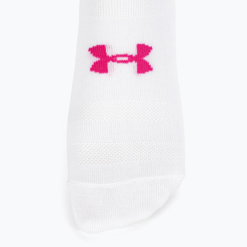 Under Armour Essential Nv Mid Crew 3P white/white/astro pink women's training socks 3