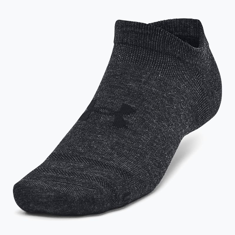 Under Armour Essential No Show 3P training socks black/black/black 2