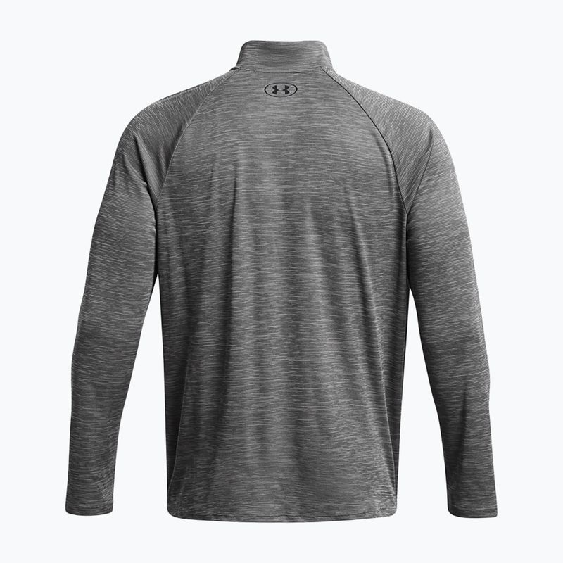 Men's sweatshirt Under Armour Tech Textured 1/2 Zip LS castlerock/black 2