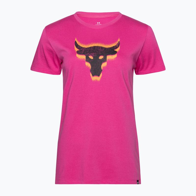 Under Armour Project Underground Core T astro pink/black women's training t-shirt