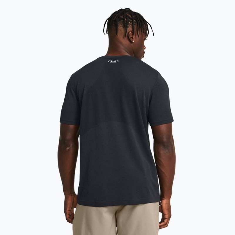 Men's Under Armour Vanish Seamless t-shirt black/mod gray 2