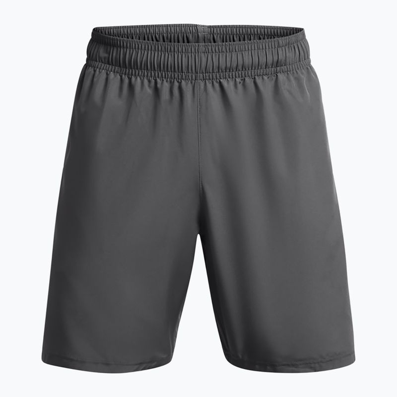 Men's training shorts Under Armour Woven Wordmark castlerock/white 5