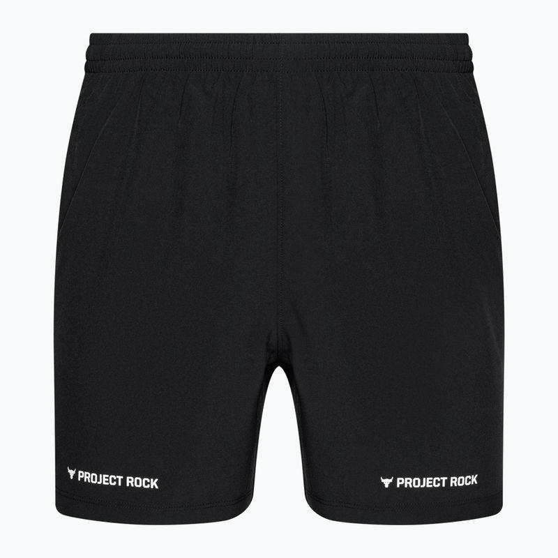 Men's Under Armour Project Rock Ultimate 5" Training shorts black/white