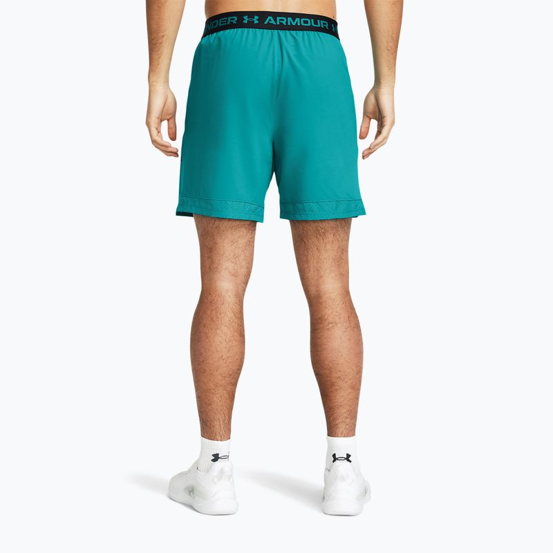 Men's Under Armour UA Vanish Woven 6in Graphic circuit teal/hydro teal shorts 3