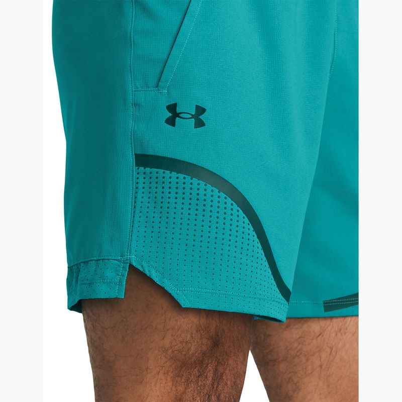 Men's Under Armour UA Vanish Woven 6in Graphic circuit teal/hydro teal shorts 4