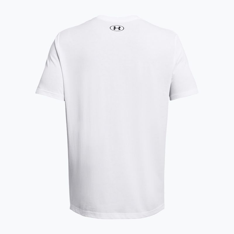 Men's Under Armour Sportstyle Logo Update t-shirt white/black 4