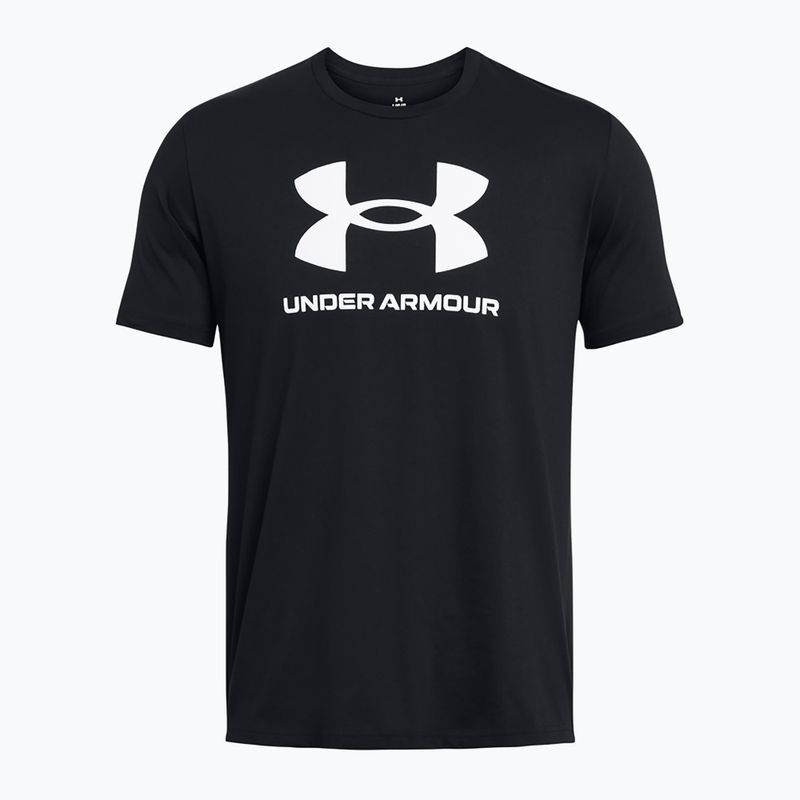 Men's Under Armour Sportstyle Logo Update t-shirt black/white 3