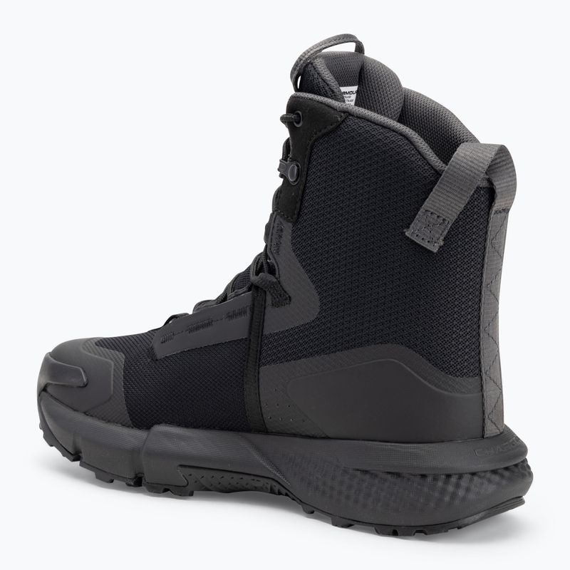 Women's tactical shoes Under Armour Charged Valsetz black/black/jet gray 3