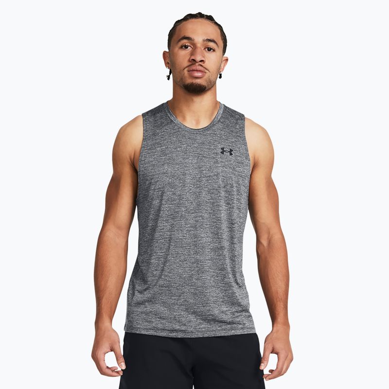 Men's training top Under Armour Tech Tank castlerock/black