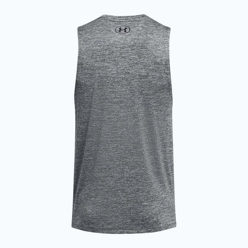 Men's training top Under Armour Tech Tank castlerock/black 4