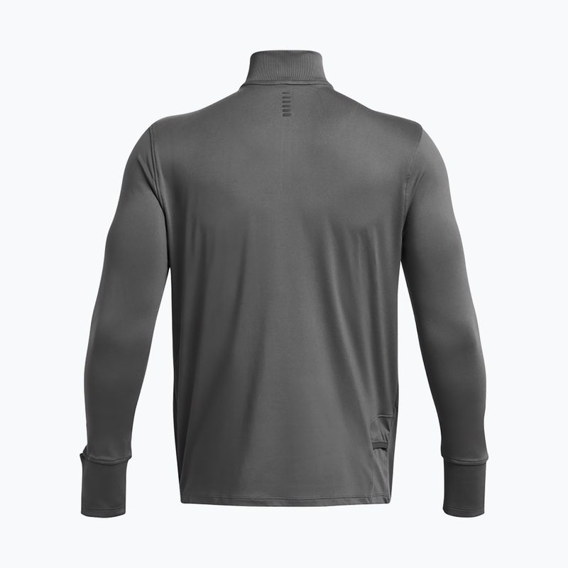 Men's Under Armour Launch Pro 1/4 Zip castlerock/castlerock/reflective running longsleeve 5