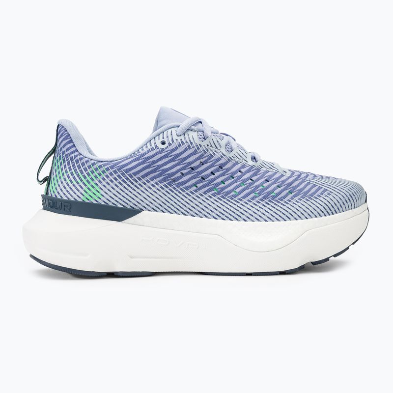 Under Armour Infinite Pro women's running shoes celeste/starlight/matrix green 2